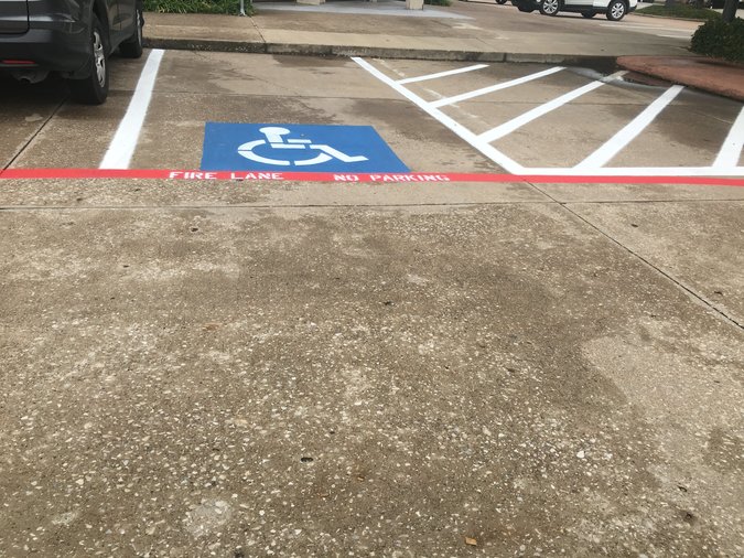 Handicapped Parking Space in Myrtle Beach, SC